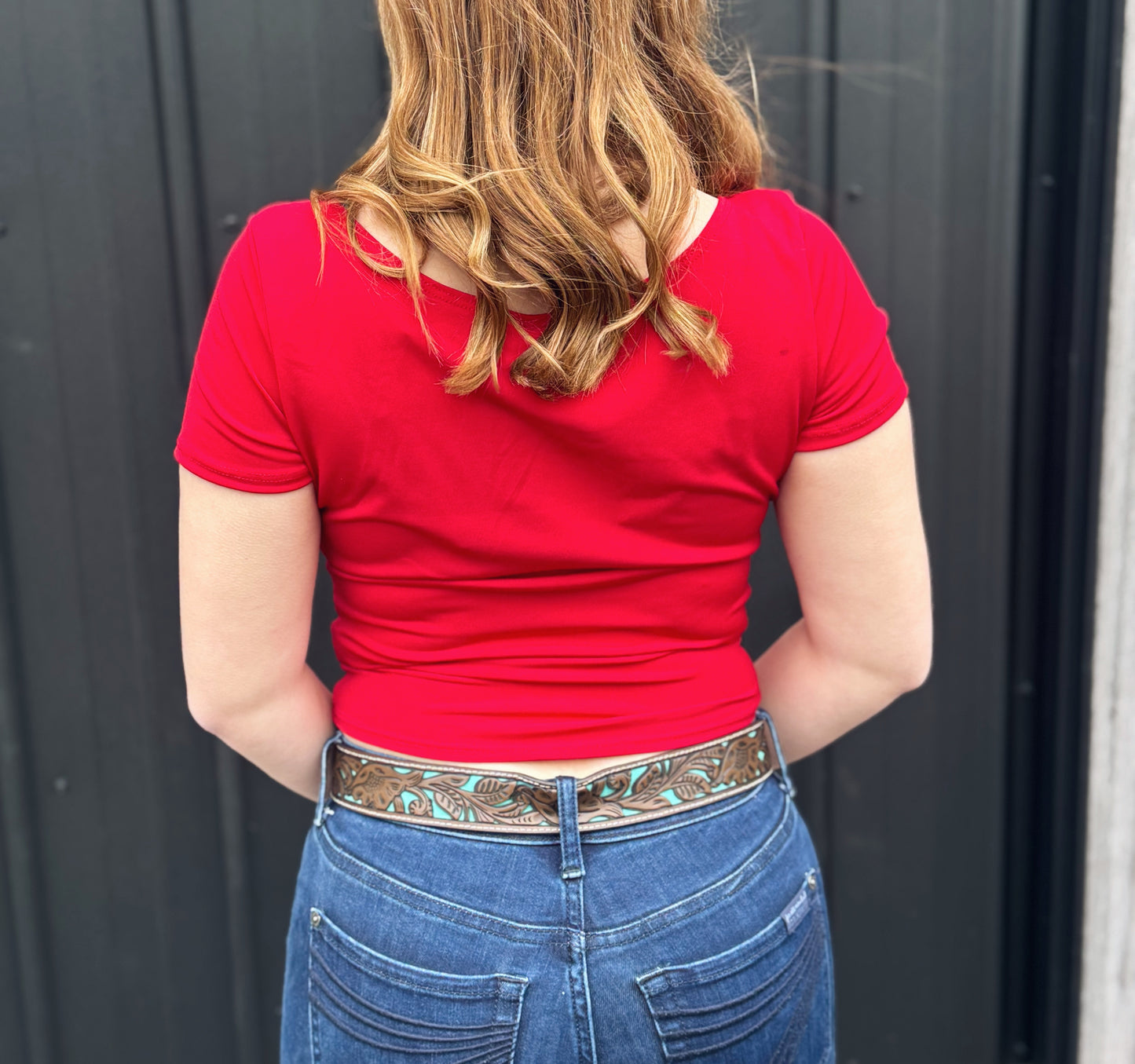 Red Corset Top